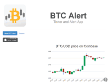 Tablet Screenshot of bitcoin-alert.com